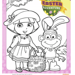 Free Printable Dora Easter Activity Pack