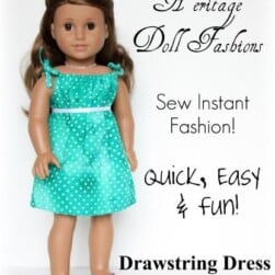 free american girl doll dress pattern