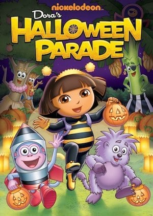 dora halloween coloring page