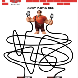 Printable Wreck it Ralph Maze.