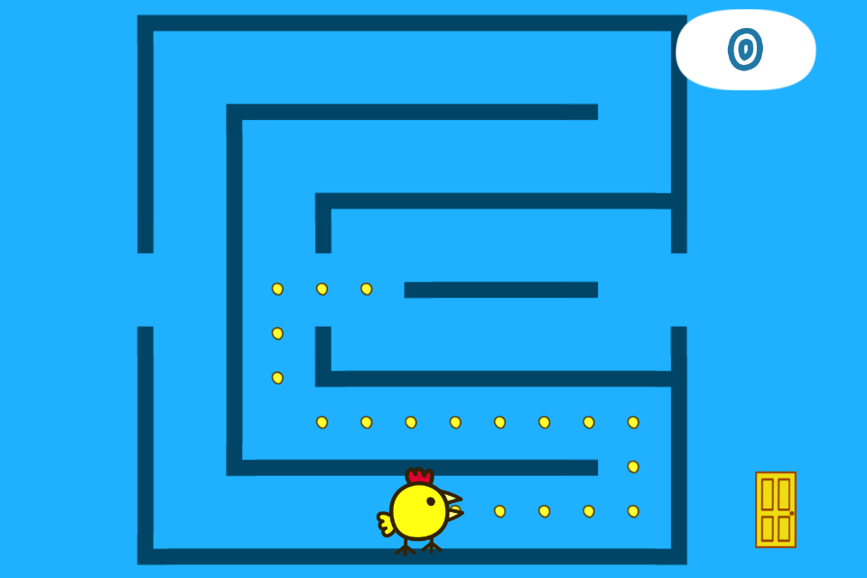 Happy Mrs Chicken Maze Game