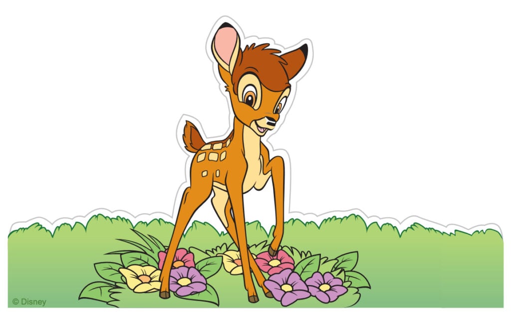 Free Printable Bambi Easter Egg Holder