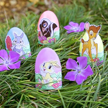 Free Printable Bambi Easter Egg Wrappers with Thumper