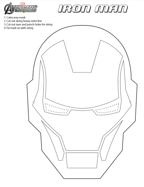 hulk mask template