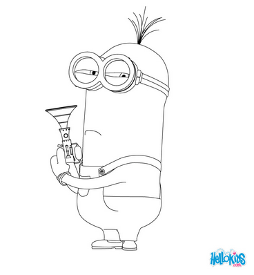 despicable me girls coloring page