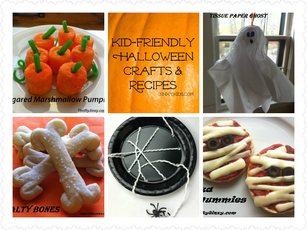 Kid Friendly Halloween crafts reciipes