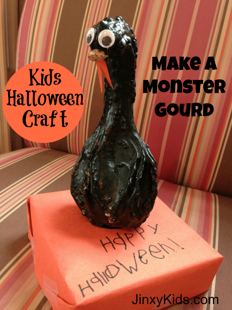 Monster Gourd Halloween Craft Project