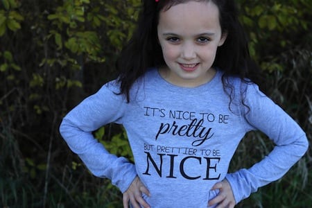 it's nice to be nice t shirt