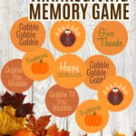 Free Printable Thanksgiving Memory Game
