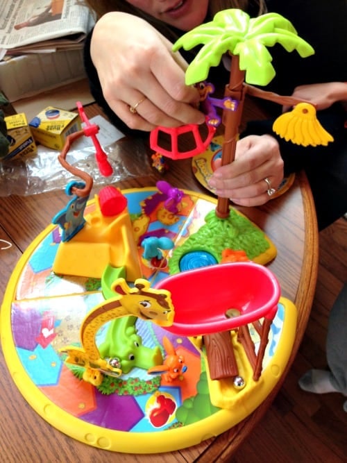 Elefun and Friends Mouse Trap Game Set Up