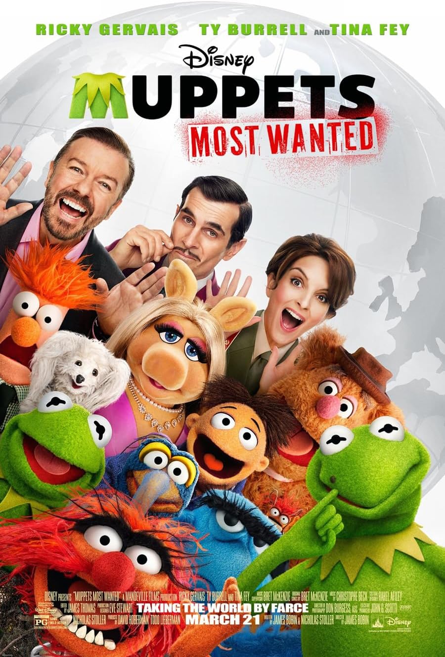 Muppets Most Wanted Movie Poster.