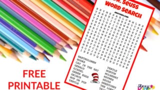 FREE PRINTABLE DR SEUSS WORD SEARCH PUZZLE