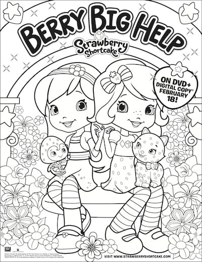 Strawberry Shortcake Berry Big Help DVD Reader Giveaway  Jinxy Kids
