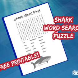 SHARK WORD SEARCH PUZZLE