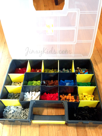 Lego compartment best sale storage box