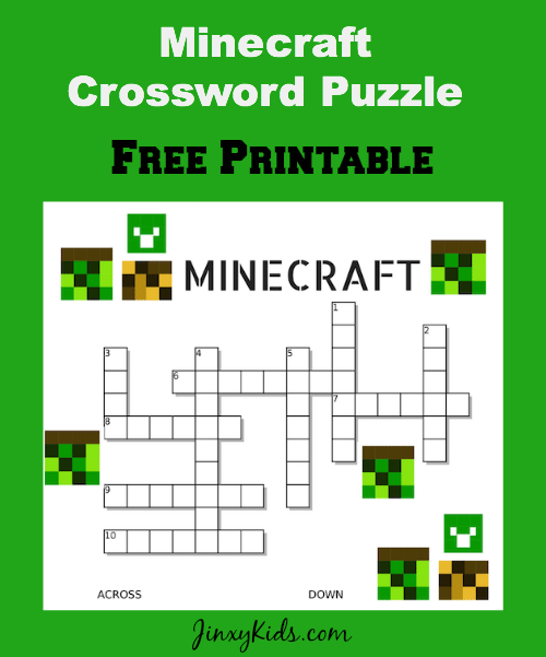 Classic games, Free Crossword Puzzle Worksheets