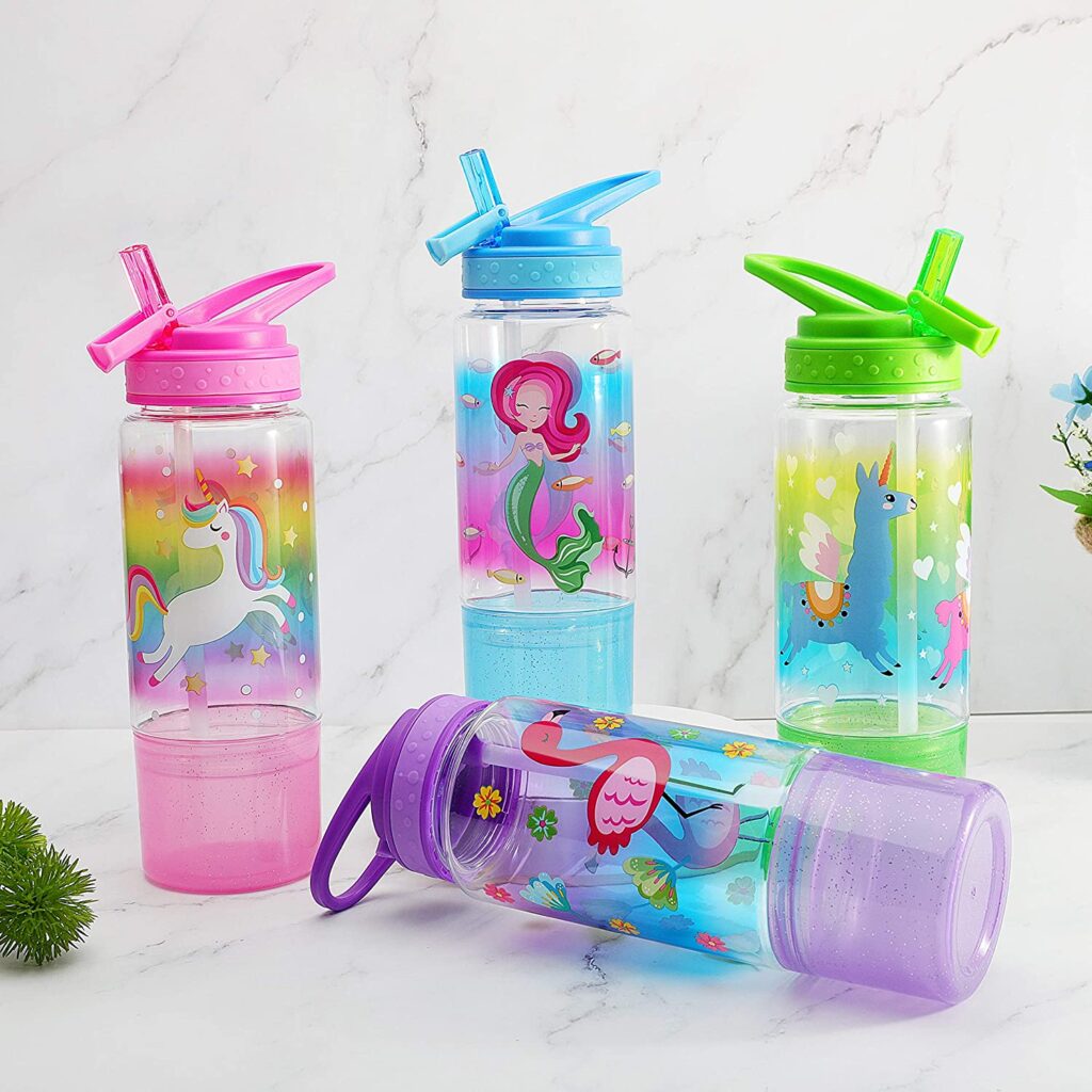 kids water bottle with snack compartment