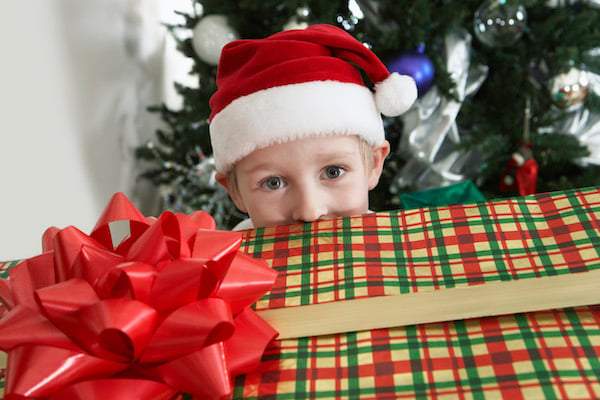 Christmas Child Santa Hat