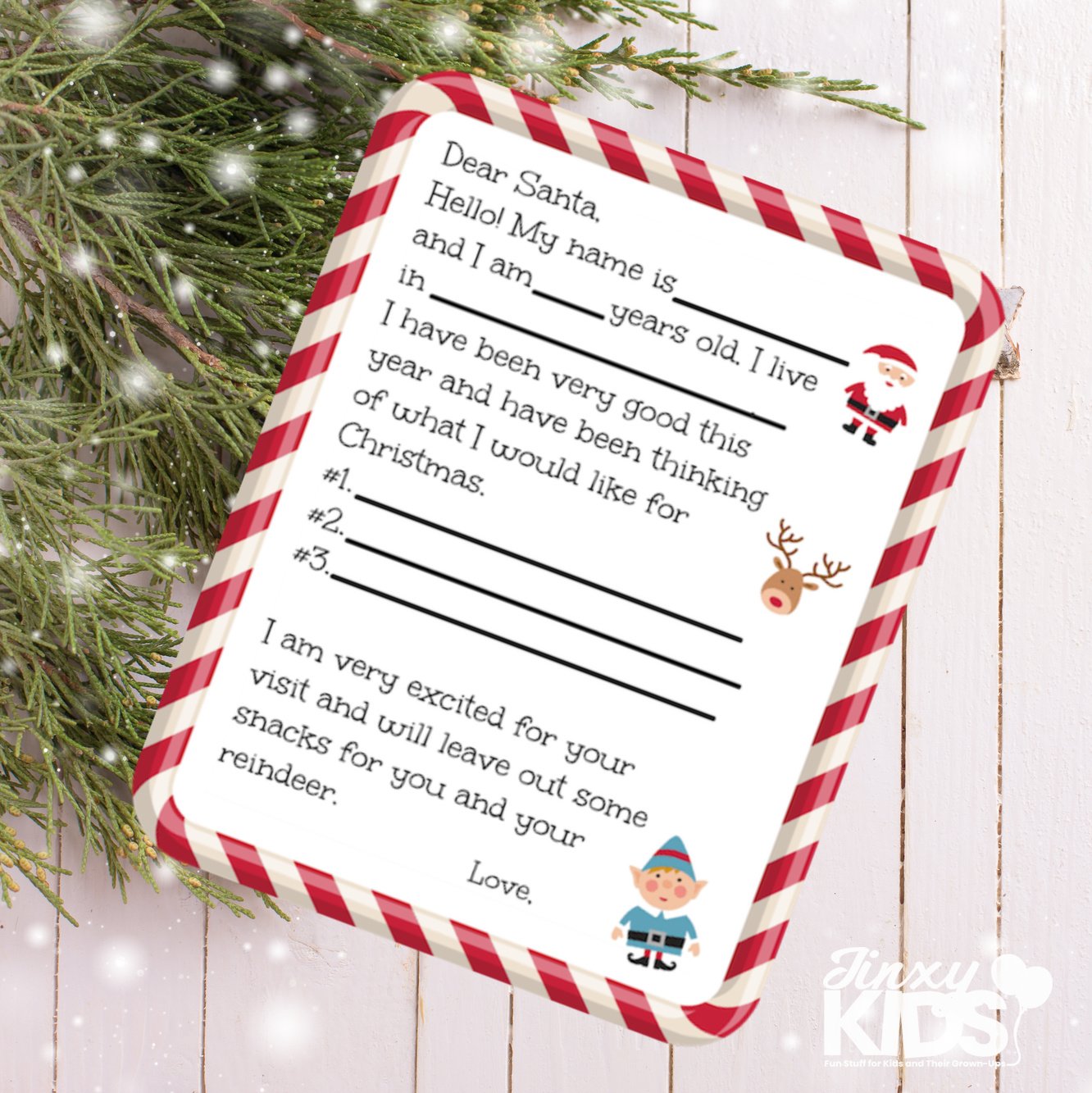 printable letter from santa