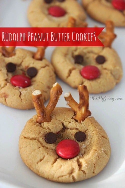 Rudolph Peanut Butter Cookies