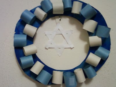 hanukkah wreath craft