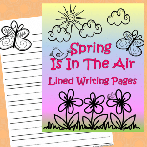 FREE Printable Spring Writing Pages - Jinxy Kids