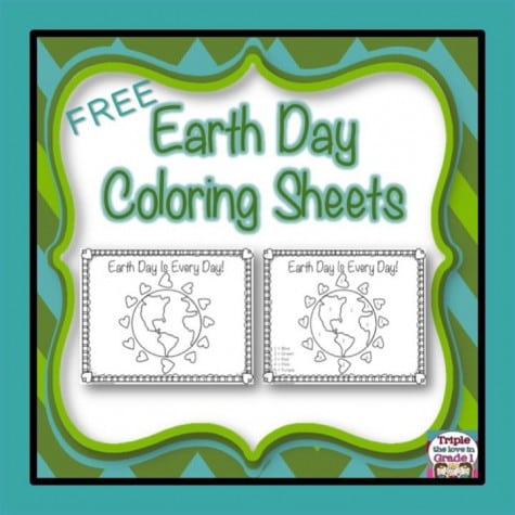 Earth Day Coloring Sheets