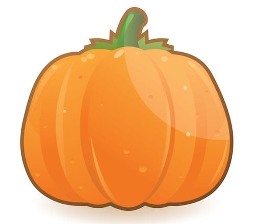 cartoon of pumpkin
