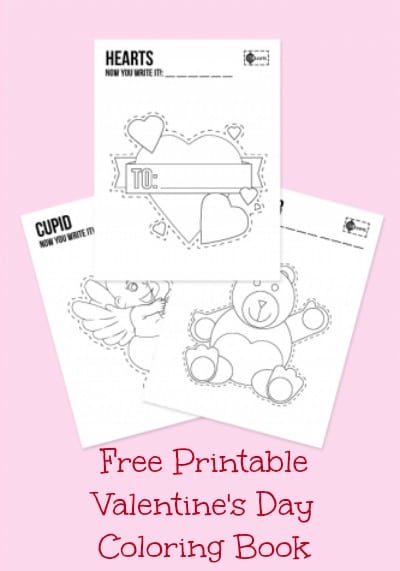 Free Printable Valentine's Day Coloring Book