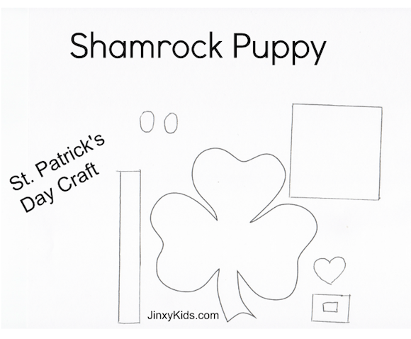 Shamrock Puppy Pattern