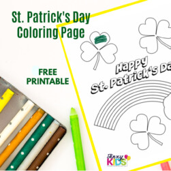 St. Patrick’s Day Printable Coloring Sheet