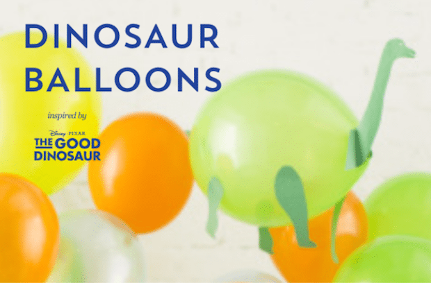 Dinosaur Balloons Craft