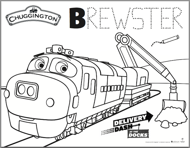 Chuggington Delivery Dash at the Docks Color Pages