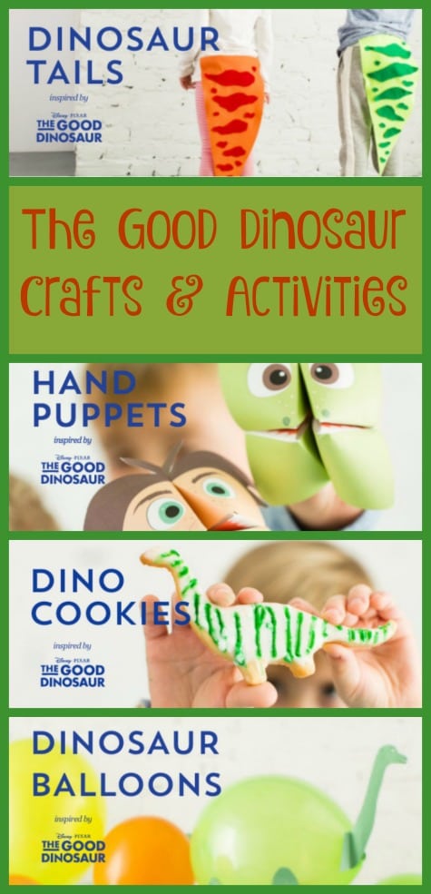 The Good Dinosaur Crafts and Activities
