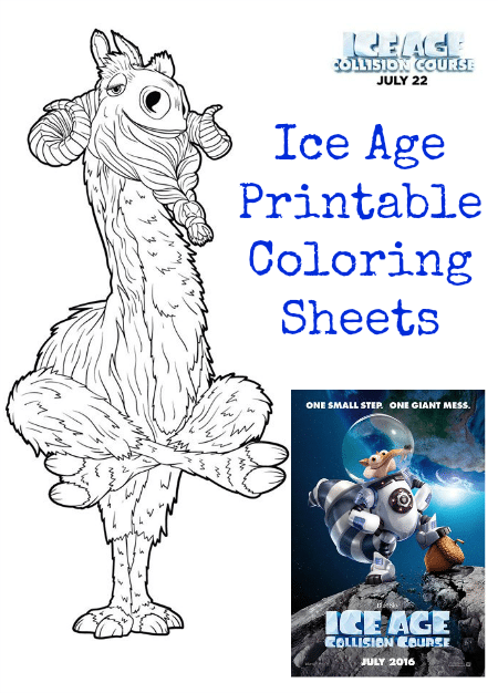 ice age coloring pages