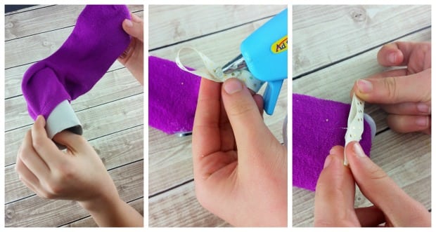 DIY Monster Sock Puppet Craft Process