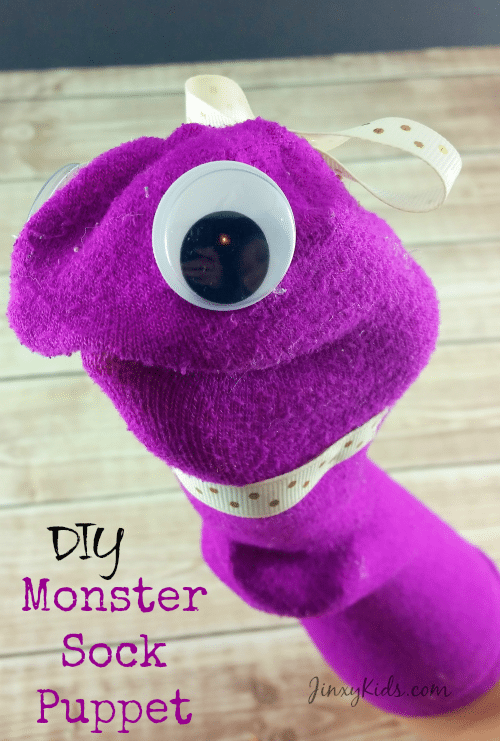 DIY Monster Sock Puppet
