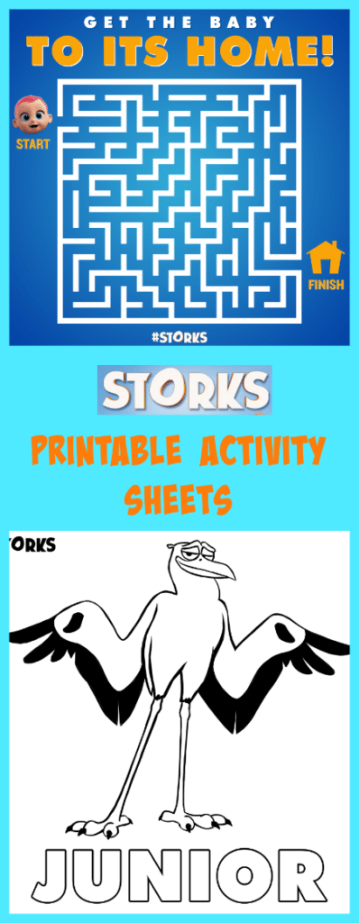 Storks Printable Activity Sheet