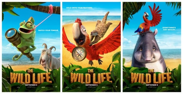 The Wild Life Movie Character Posters