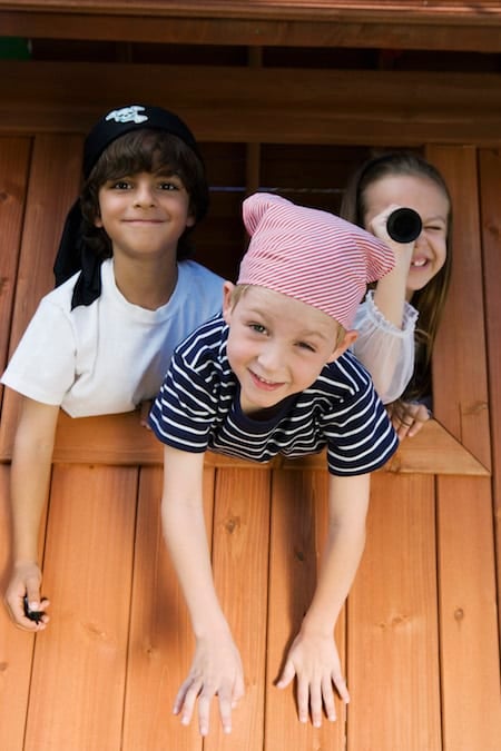 Children in Pirate Costumes