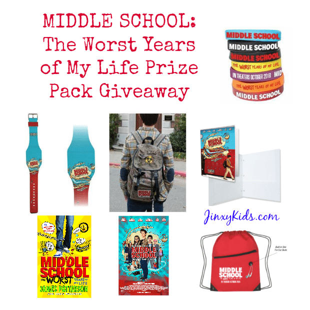 MIDDLE SCHOOL: The Worst Years of My Life Prize Pack Giveaway