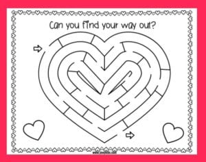 FREE Printable Valentine's Day Word Search Puzzle - Jinxy Kids