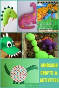 Dinosaur Crafts and Activities for Kids to Make - Jinxy Kids