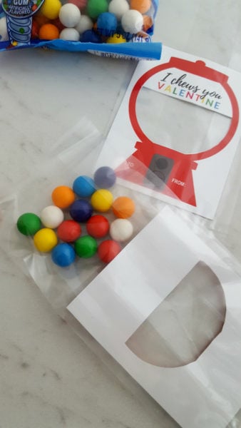 DIY Gumball Machine Valentines