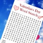 FREE PRINTABLE VALENTINE'S DAY WORD SEARCH