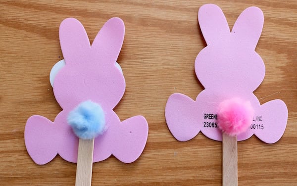 Funny Bunny Pom Poms