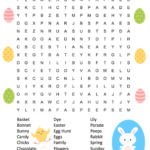 Easter Word Search Puzzle