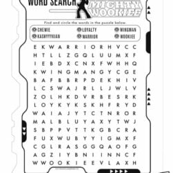 Star Wars Chewbacca Word Search Puzzle