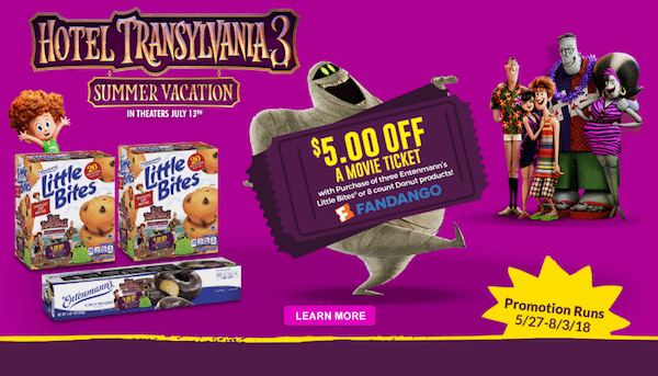 Hotel Transylvania Movie Ticket Offer Entenmanns