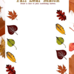 Fall Leaf Printable Activity Sheet